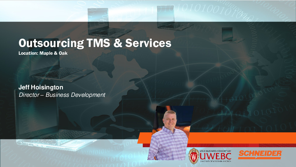 3. Schneider Presentation Slides: Outsourcing TMS & Services thumbnail